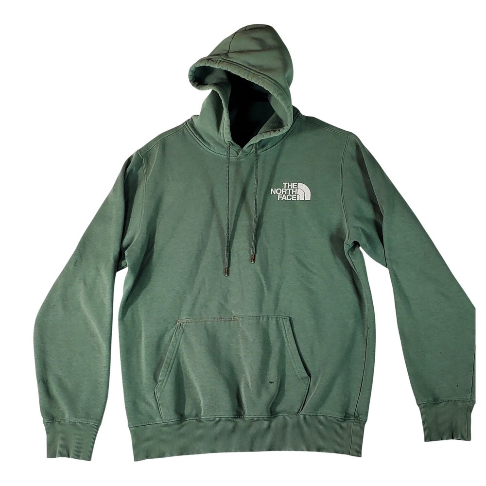 The North Face Mens‎ Hoodie Green Pullover Hooded Sweatshirt Size Small